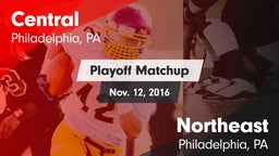 Matchup: Central vs. Northeast  2016