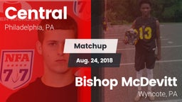 Matchup: Central vs. Bishop McDevitt  2018