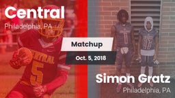 Matchup: Central vs. Simon Gratz  2018