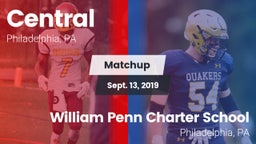 Matchup: Central vs. William Penn Charter School 2019