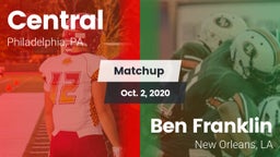 Matchup: Central vs. Ben Franklin  2020