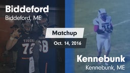 Matchup: Biddeford vs. Kennebunk  2016