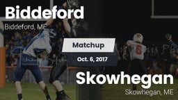 Matchup: Biddeford vs. Skowhegan  2017