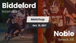 Matchup: Biddeford vs. Noble  2017