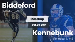 Matchup: Biddeford vs. Kennebunk  2017