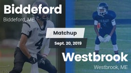 Matchup: Biddeford vs. Westbrook  2019