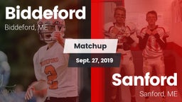 Matchup: Biddeford vs. Sanford  2019