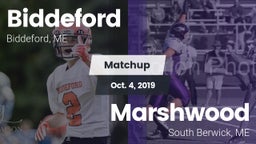 Matchup: Biddeford vs. Marshwood  2019