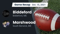 Recap: Biddeford  vs. Marshwood  2021