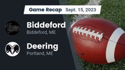 Recap: Biddeford  vs. Deering  2023