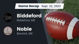 Recap: Biddeford  vs. Noble  2023