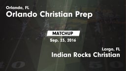Matchup: Orlando Christian Pr vs. Indian Rocks Christian  2016