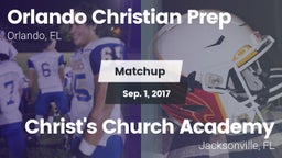 Matchup: Orlando Christian Pr vs. Christ's Church Academy 2017