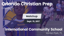 Matchup: Orlando Christian Pr vs. International Community School 2017