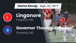 Recap: Linganore  vs. Governor Thomas Johnson  2017