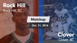 Matchup: Rock Hill vs. Clover  2016