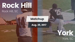 Matchup: Rock Hill vs. York  2017