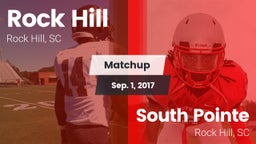 Matchup: Rock Hill vs. South Pointe  2017