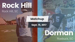 Matchup: Rock Hill vs. Dorman  2017