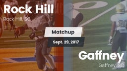 Matchup: Rock Hill vs. Gaffney  2017