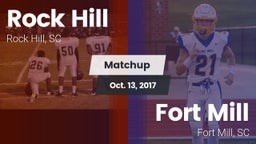 Matchup: Rock Hill vs. Fort Mill  2017
