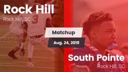 Matchup: Rock Hill vs. South Pointe  2018