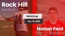 Matchup: Rock Hill vs. Nation Ford  2018