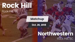 Matchup: Rock Hill vs. Northwestern  2018