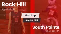 Matchup: Rock Hill vs. South Pointe  2019