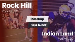 Matchup: Rock Hill vs. Indian Land  2019