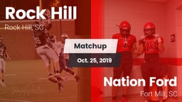 Matchup: Rock Hill vs. Nation Ford  2019