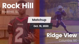 Matchup: Rock Hill vs. Ridge View  2020