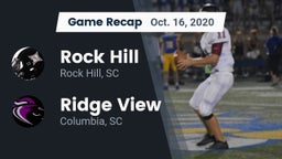 Recap: Rock Hill  vs. Ridge View  2020