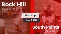 Matchup: Rock Hill vs. South Pointe  2020