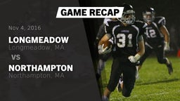 Recap: Longmeadow  vs. Northampton  2016