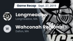 Recap: Longmeadow  vs. Wahconah Regional  2019