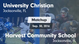 Matchup: University Christian vs. Harvest Community School 2016