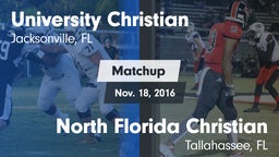 Matchup: University Christian vs. North Florida Christian  2016