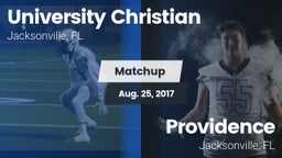 Matchup: University Christian vs. Providence  2017