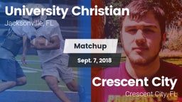 Matchup: University Christian vs. Crescent City  2018