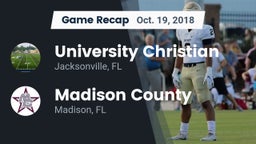 Recap: University Christian  vs. Madison County  2018