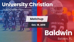 Matchup: University Christian vs. Baldwin  2019