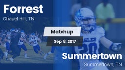 Matchup: Forrest vs. Summertown  2017