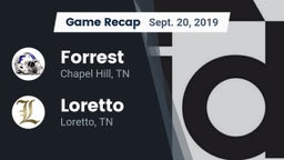 Recap: Forrest  vs. Loretto  2019