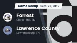 Recap: Forrest  vs. Lawrence County  2019