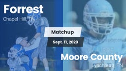 Matchup: Forrest vs. Moore County  2020