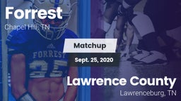 Matchup: Forrest vs. Lawrence County  2020