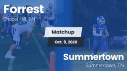 Matchup: Forrest vs. Summertown  2020