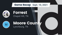 Recap: Forrest  vs. Moore County  2021