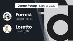 Recap: Forrest  vs. Loretto  2022